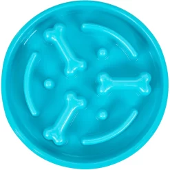 Frisco Bone Shaped Ridges Slow Feed Bowl