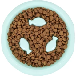 Frisco Fish Shaped Ridges Slow Feed Bowl -Frisco Shop 216046 PT4. AC SS1800 V1591020711