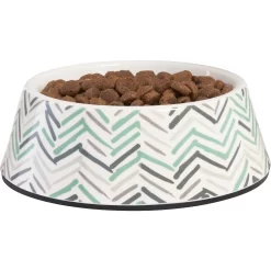 Frisco Chevron Brushed Melamine Bowl 9 Frisco Chevron Brushed Melamine Bowl -Frisco Shop 216059 PT2. AC SS1800 V1591020984