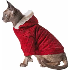 Frisco Textured Knit Dog & Cat Hoodie -Frisco Shop 224233 PT3. AC SS1800 V1637667403