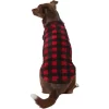 Frisco Ultra Lightweight Plaid Dog & Cat Fleece Vest
