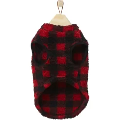 Frisco Ultra Lightweight Plaid Dog & Cat Fleece Vest -Frisco Shop 224280 PT4. AC SS1800 V1599006380