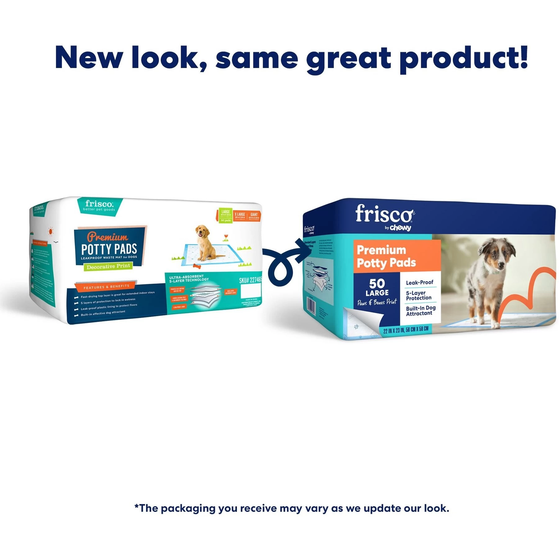 Frisco Printed Dog Training & Potty Pads 2 Frisco Printed Dog Training & Potty Pads - Image 2