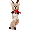Frisco Holiday Reindeer Bungee Plush Squeaky Dog Toy