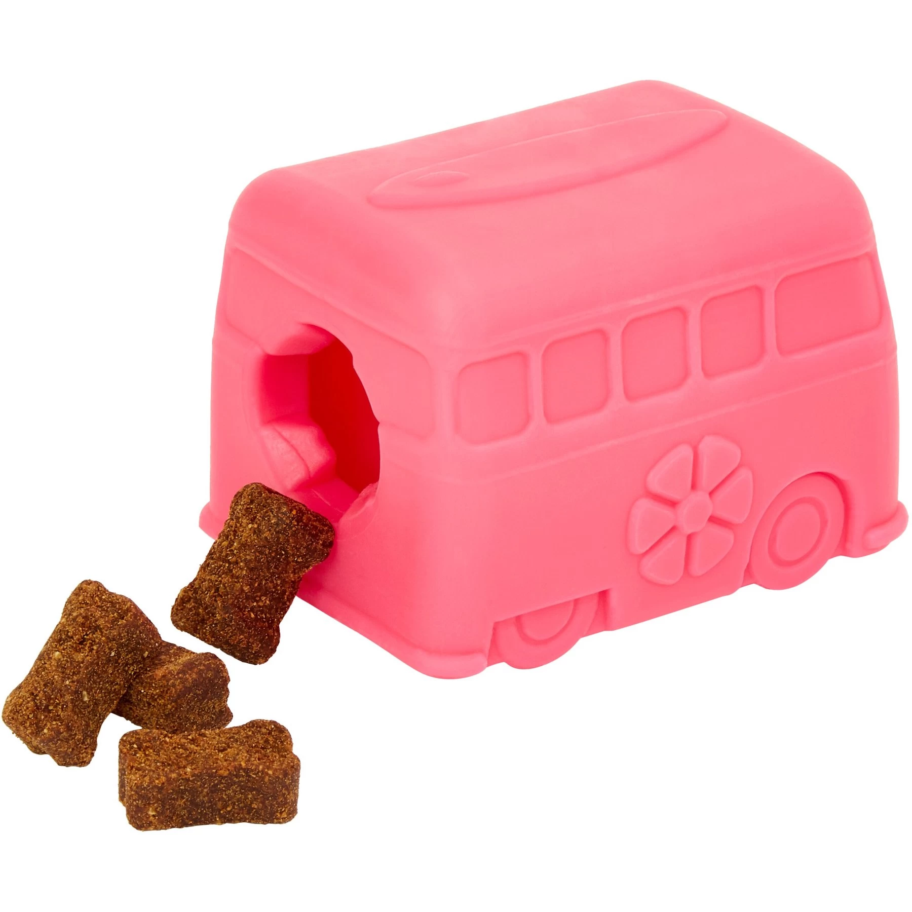 Frisco Retro Funky Van TPE Treat Dispenser Dog Toy, Medium/Large 1 Frisco Retro Funky Van TPE Treat Dispenser Dog Toy, Medium/Large