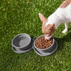 Frisco Travel Collapsible Silicone Dog & Cat Bowl -Frisco Shop 232062 PT8. AC SS1800 V1605754928