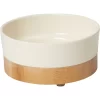 Frisco Melamine Dog & Cat Bowl With Bamboo Base