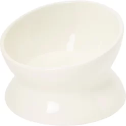 Frisco Double-Sided Ceramic Elevated Cat Bowl