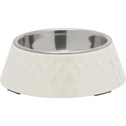 Frisco Hammered Melamine Stainless Steel Dog Bowl