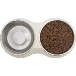 Frisco Stainless Steel Double Dog Bowls With Melamine Stand -Frisco Shop 232092 PT3. AC SS1800 V1605142922