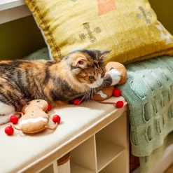 Frisco Holiday Gingerbread Pals Plush Kicker Cat Toy With Catnip, 2 Count 7 Frisco Holiday Gingerbread Pals Plush Kicker Cat Toy With Catnip, 2 Count -Frisco Shop 233303 PT2. AC SS1800 V1602172387