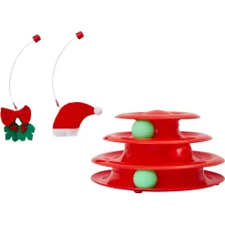 Frisco Holiday Santa Hat & Mistletoe Cat Tracks Cat Toy 8 Frisco Holiday Santa Hat & Mistletoe Cat Tracks Cat Toy -Frisco Shop 233317 PT3. AC SS1800 V1600707983
