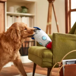 Frisco Ballistic Nylon Plush Squeaky Rocket Ship Dog Toy -Frisco Shop 233581 PT3. AC SS1800 V1600973767