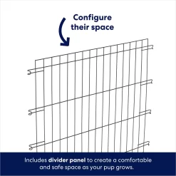 Frisco Heavy Duty Enhanced Lock Double Door Fold & Carry Wire Dog Crate & Mat Kit 13 Frisco Heavy Duty Enhanced Lock Double Door Fold & Carry Wire Dog Crate & Mat Kit -Frisco Shop 233736 PT6. AC SS1800 V1671661487