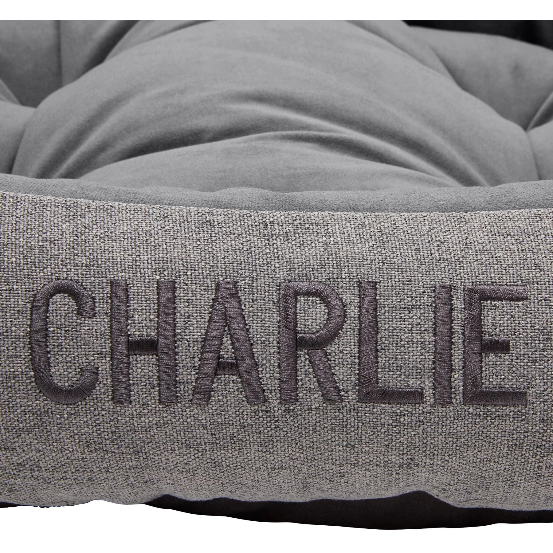 Frisco Rectangular Personalized Bolster Dog Bed W/Removable Cover 4 Frisco Rectangular Personalized Bolster Dog Bed W/Removable Cover - Image 4