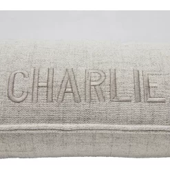 Frisco Orthopedic Personalized Bolster Dog Bed W/Removable Cover, Light Gray -Frisco Shop 234952 PT4. AC SS1800 V1604528532