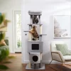 Frisco 71-in Faux Fur Cat Tree & Condo