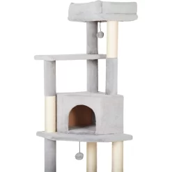 Frisco 80-in Faux Fur Cat Tree & Condo -Frisco Shop 236556 PT4. AC SS1800 V1637694124
