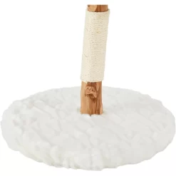 Frisco Natural Wood Modern Cat Tree With Toy, Ivory, Small -Frisco Shop 236559 PT5. AC SS1800 V1615988836