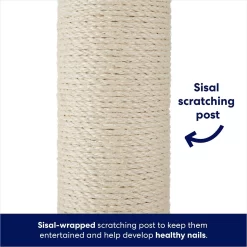 Frisco 35-in Heavy Duty Sisal Cat Scratching Post With Toy -Frisco Shop 238150 PT2. AC SS1800 V1667227026