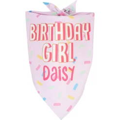 Frisco Birthday Girl Personalized Dog & Cat Bandana