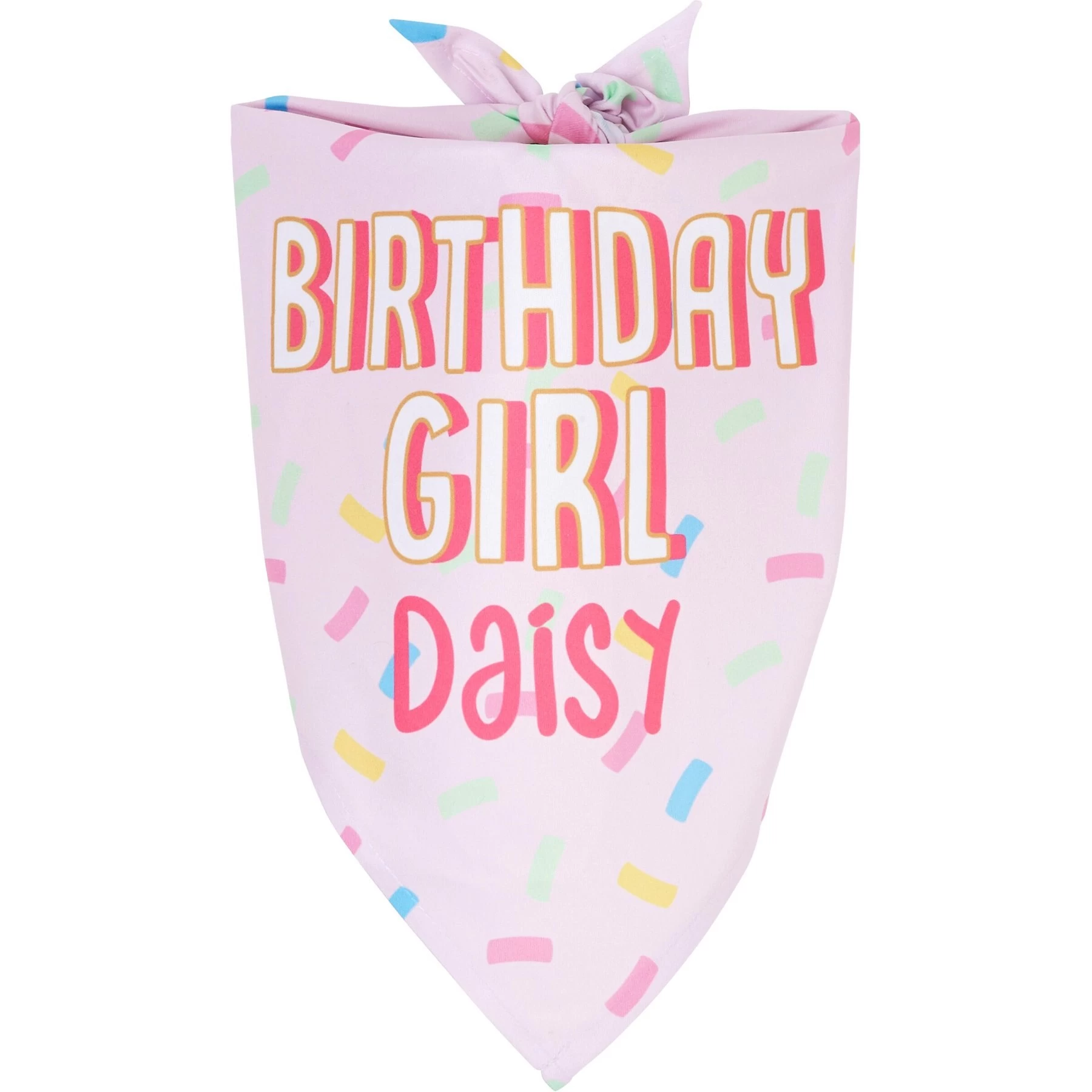 Frisco Birthday Girl Personalized Dog & Cat Bandana 1 Frisco Birthday Girl Personalized Dog & Cat Bandana
