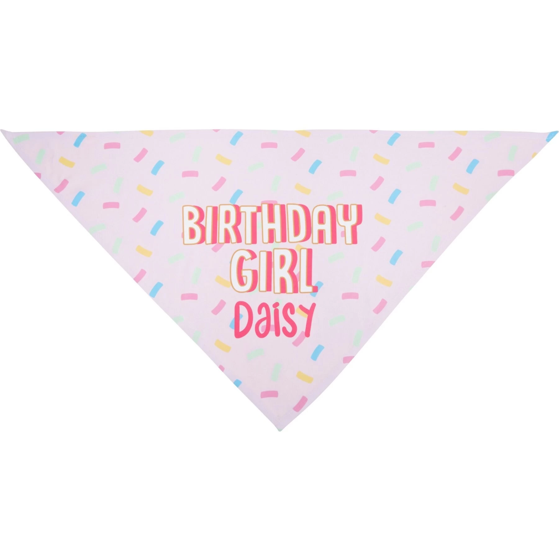 Frisco Birthday Girl Personalized Dog & Cat Bandana 4 Frisco Birthday Girl Personalized Dog & Cat Bandana - Image 4