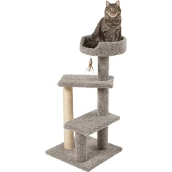 Frisco 41.5-in Real Carpet Wooden Cat Tree -Frisco Shop 244527 PT2. AC SS1800 V1603328533