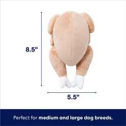 Frisco Holiday Turkey 2-in-1 Plush Squeaky Dog Toy -Frisco Shop 244925 PT2. AC SS1800 V1695045679