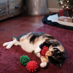 Frisco Holiday Moppy Ball Cat Toy With Catnip, 3 Count 7 Frisco Holiday Moppy Ball Cat Toy With Catnip, 3 Count -Frisco Shop 244935 PT2. AC SS1800 V1602172003