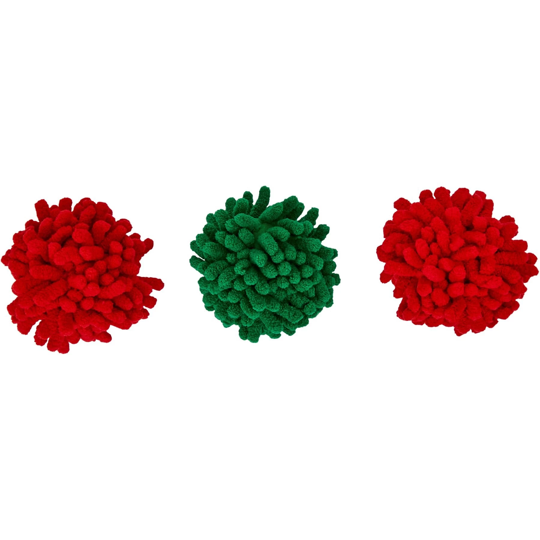 Frisco Holiday Moppy Ball Cat Toy With Catnip, 3 Count 4 Frisco Holiday Moppy Ball Cat Toy With Catnip, 3 Count - Image 4