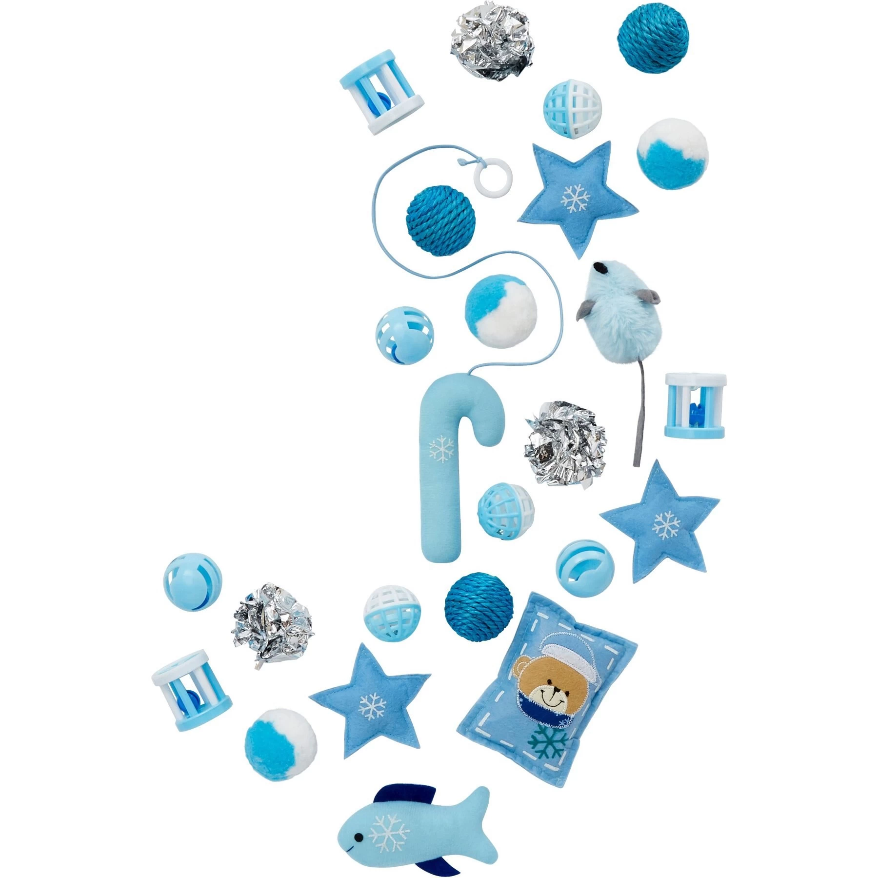 Frisco Holiday Stocking Variety Pack Cat Toy With Catnip, 25 Count 4 Frisco Holiday Stocking Variety Pack Cat Toy With Catnip, 25 Count - Image 4