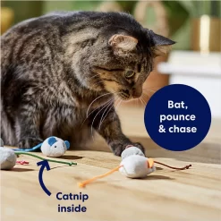 Frisco Mice Plush Cat Toy With Catnip -Frisco Shop 245899 PT2. AC SS1800 V1678723852