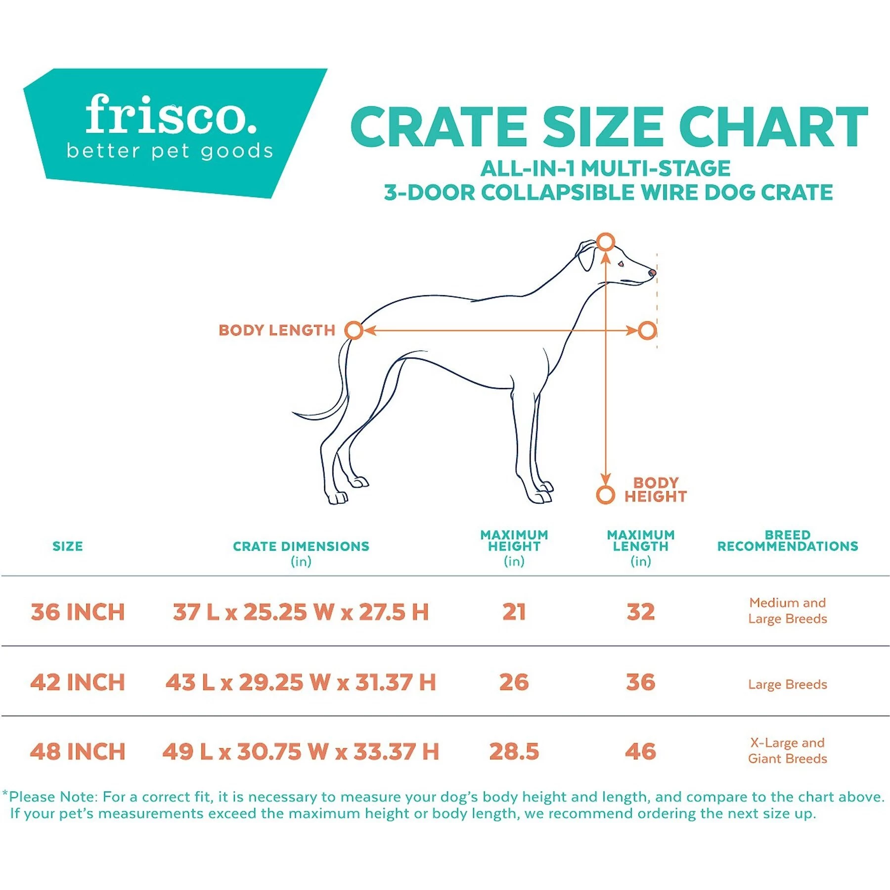 Frisco Heavy Duty All-in-1 Multi-Stage 3 Door Collapsible Wire Dog Crate 3 Frisco Heavy Duty All-in-1 Multi-Stage 3 Door Collapsible Wire Dog Crate - Image 3