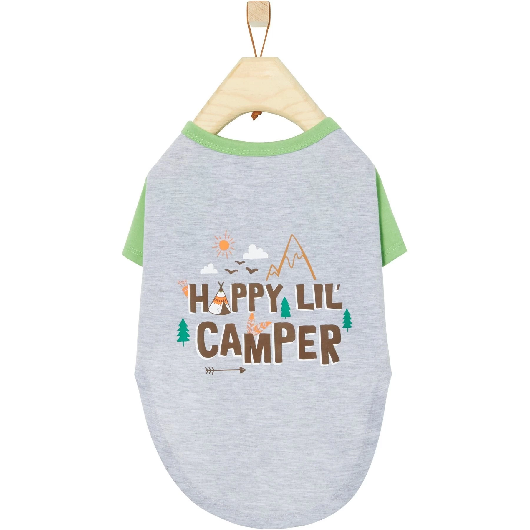 Frisco Happy Lil' Camper Dog & Cat T-Shirt 1 Frisco Happy Lil' Camper Dog & Cat T-Shirt