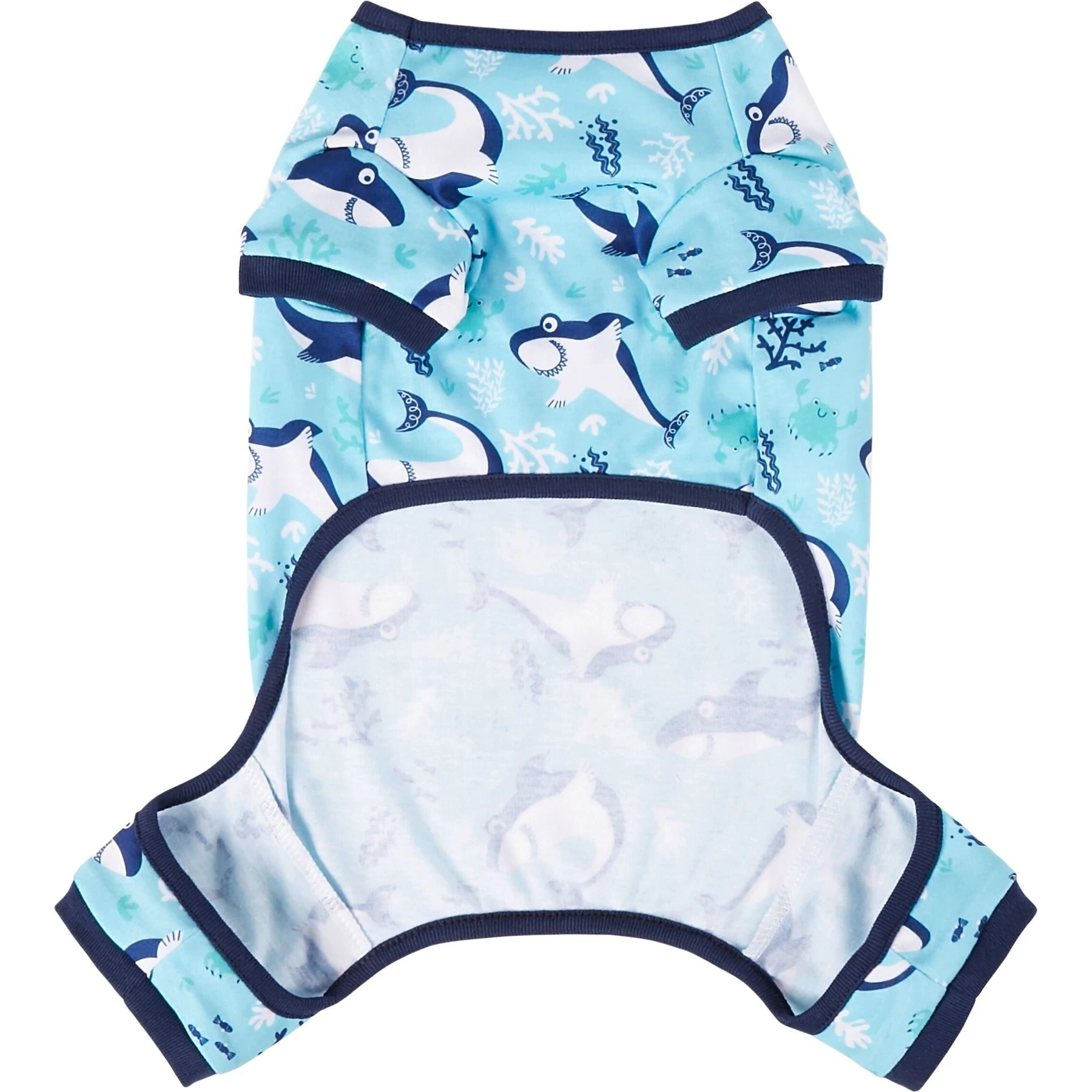 Frisco Happy Shark Dog & Cat Jersey PJs 5 Frisco Happy Shark Dog & Cat Jersey PJs - Image 5