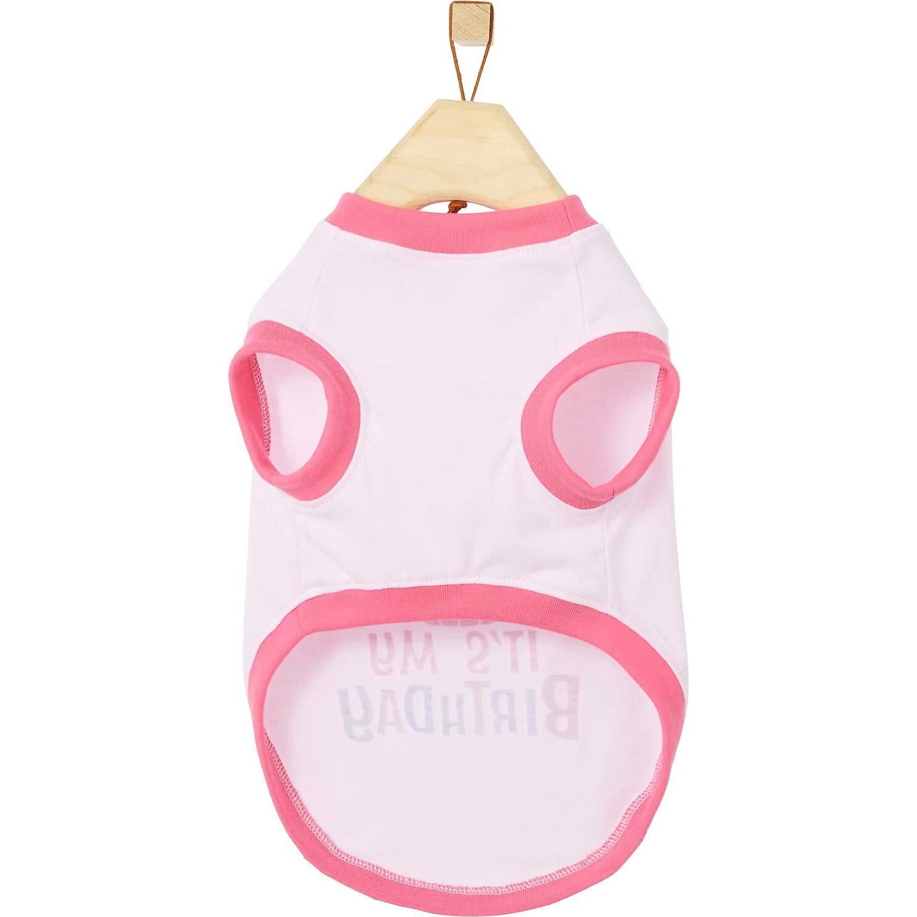 Frisco It's My Birthday Dog & Cat T-Shirt, Pink 4 Frisco It's My Birthday Dog & Cat T-Shirt, Pink - Image 4