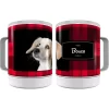 Frisco Plaid Insulated Personalized Mug, 10-oz