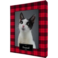 Frisco Personalized Plaid Gallery-Wrapped Canvas