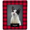 Frisco Plaid Sherpa Fleece Personalized Blanket