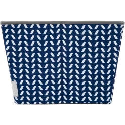 Frisco Rectangle Collapsible Pet Toy Storage Bin, Navy Herringbone -Frisco Shop 250574 PT5. AC SS1800 V1615572205