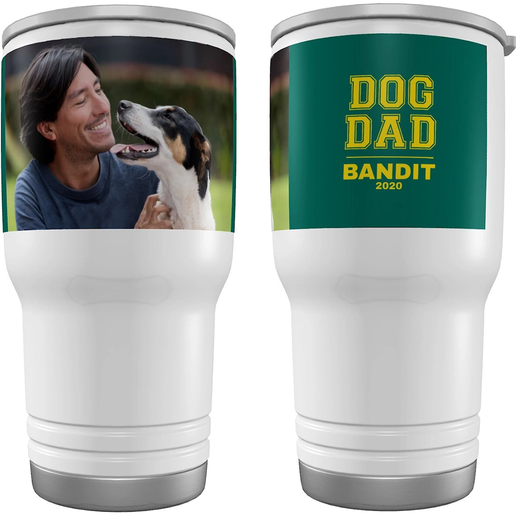 Frisco Double Walled "Dog Dad" Personalized Tumbler, 30-oz Cup 1 Frisco Double Walled "Dog Dad" Personalized Tumbler, 30-oz Cup