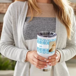 Frisco Double Walled Boho Damask Personalized Tumbler, 30-oz Cup -Frisco Shop 250749 PT4. AC SS1800 V1610754720
