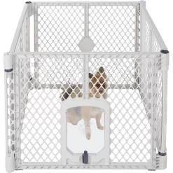 Frisco 4-Panel Plastic Exercise Dog Playpen -Frisco Shop 252043 PT2. AC SS1800 V1611089665