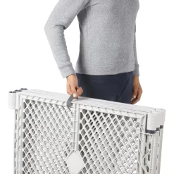 Frisco 6-Panel Plastic Exercise Dog Playpen, Light Gray -Frisco Shop 252045 PT5. AC SS1800 V1611089739