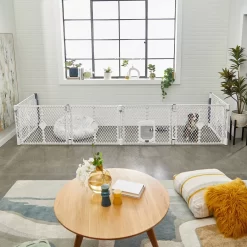 Frisco 6-Panel Plastic Exercise Dog Playpen, Light Gray -Frisco Shop 252045 PT6. AC SS1800 V1611090517