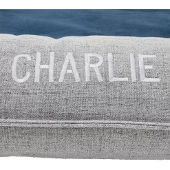 Frisco Orthopedic Personalized Bolster Dog Bed W/Removable Cover, Harbour Blue, Large -Frisco Shop 252617 PT5. AC SS1800 V1604532720