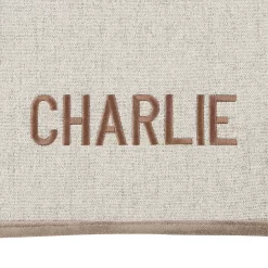Frisco Faux Linen Personalized Dog & Cat Blanket, Beige, Large -Frisco Shop 252621 PT4. AC SS1800 V1604701616
