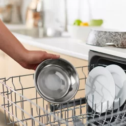 Frisco Black Marble Design Stainless Steel Dog & Cat Bowl -Frisco Shop 253048 PT7. AC SS1800 V1616526752