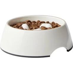 Frisco Melamine Slow Feed Dog & Cat Bowl With Gold Trim -Frisco Shop 253066 PT3. AC SS1800 V1616597851